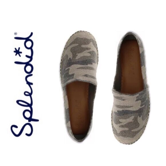 ✨ Splendid Laney Camo Print Espadrilles✨ - Picture 1 of 9